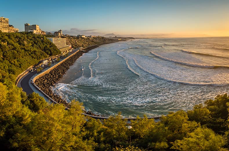 biarritz seaside