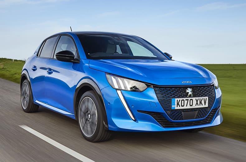 best-small-evs-2021-peugeot-e-208