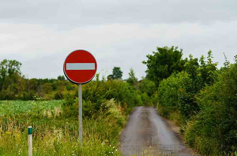 no entry sign