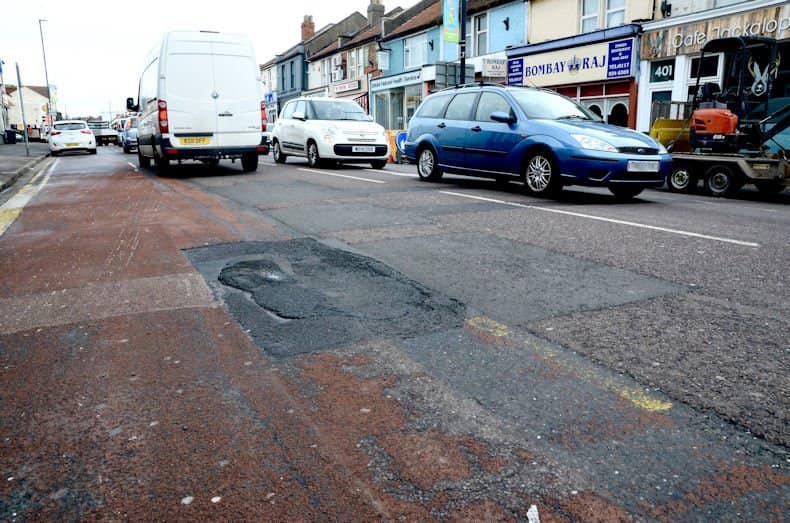 Pothole patch and dash repairs