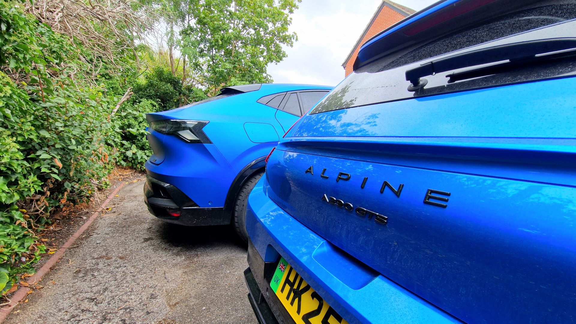 Alpine A290 next to Renault Rafale rear close up