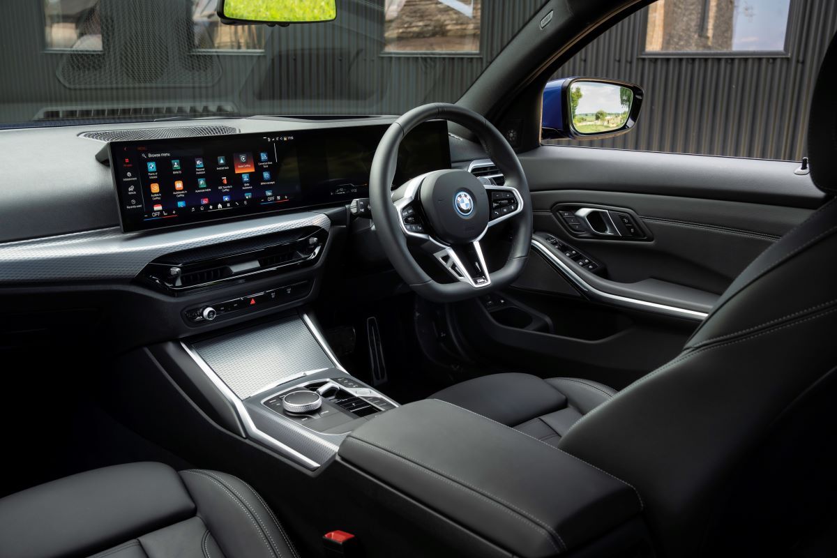 BMW 330e interior