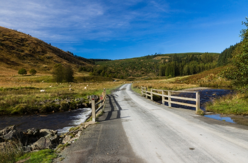 driving in wales