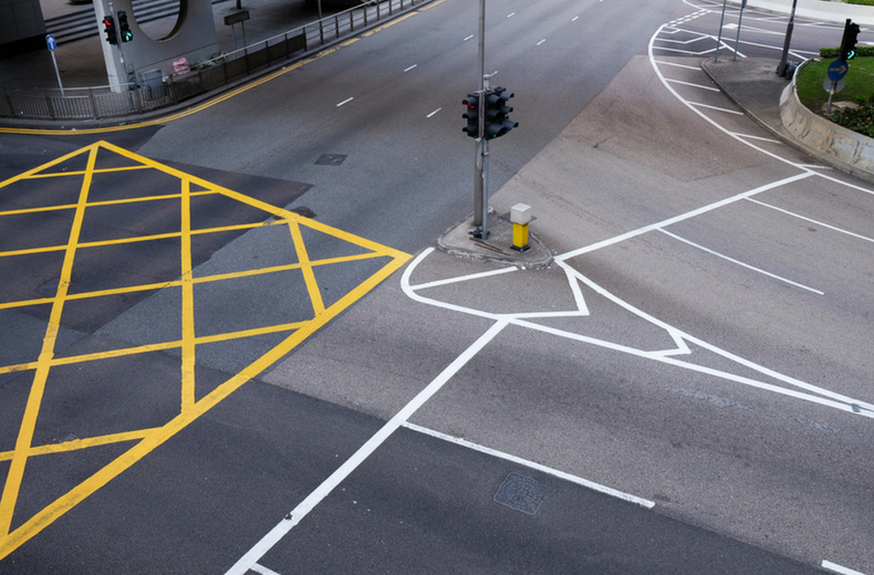 Driving in London - box junctions